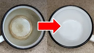 How to Clean an Enamel Pots and Pans with Just 1 Ingredient