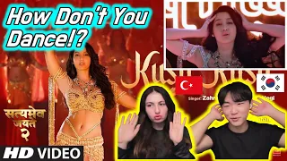 Korean and Turkish Shocked by ❗'Kusu Kusu - Nora Fatehi'❗ | Couple Reaction!!