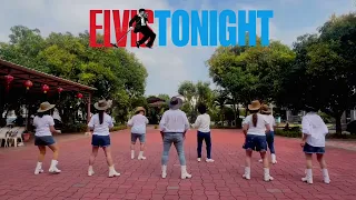 Yenny Line Dance Elvis Tonight demo by Smile Dancers🥰💃