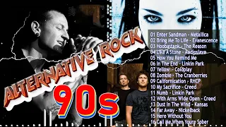 Alternative Rock 90's 🔥🔥 Coldplay, Nirvana, Linkin park, 3 Doors Down, Creed, Evanescence