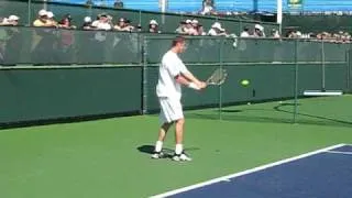 Marat Safin practice