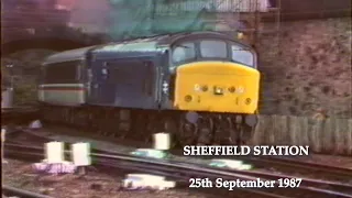 BR in the 1980s Sheffield Station on 25th September 1987