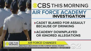 Air Force Academy Adopts Policy Encouraging Cadets To Report Sexual Assaults