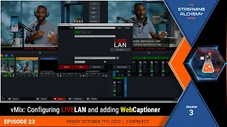 vMix: Configuring LiveLAN and adding WebCaptioner