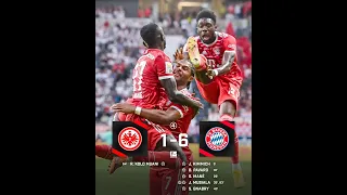 Eintracht Frankfurt   FC Bayern München 1 6   All Goals