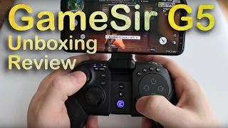 GameSir G5 Game Controller Unboxing and gameplay