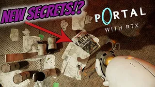 Portal Remastered with RTX Can I find new secrets added?