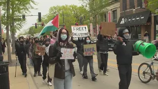 Hundreds of UIUC students participate in pro-Palestine rally