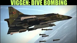 AJS37 Viggen: Dive Bombing Tutorial | DCS WORLD