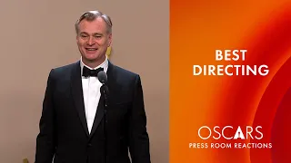 Christopher Nolan | Best Directing | 'Oppenheimer' | Oscars 2024 Press Room Speech