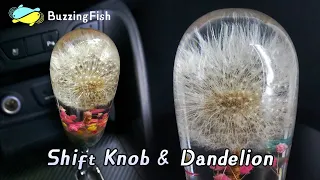 Making a  Dandelion Resin Shift Knob - Resin Art