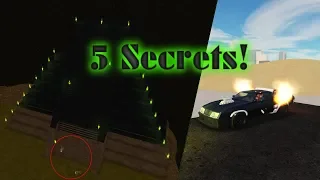 TOP 5 Secrets/Easter eggs! | ROBLOX: Vehicle simulator