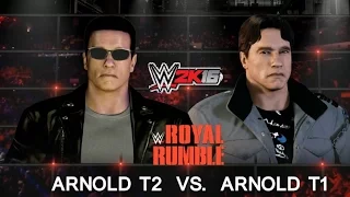 WWE 2K16 Арнольд "Терминатор 2" vs Арнольд "Терминатор 1" wwe 2k16