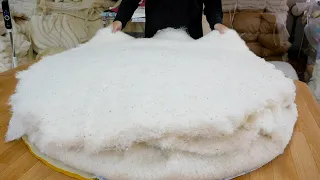 Very fluffy! The process of making a wonderful Japanese cushion!