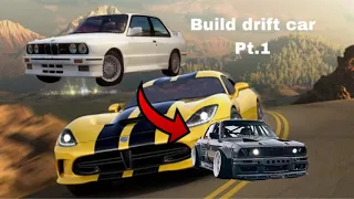 Turning a BMW e30 to a drift build | PT.1 | FORZA HORIZON 1