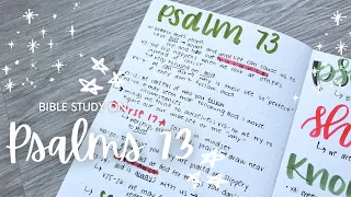 In-Depth Bible Study on Psalms 73 | Study the Bible with Me for Beginners!