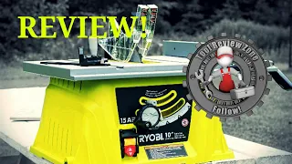 Ryobi 10 in. 15 AMP Table Saw REVIEW! (RTS10NS)