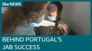 Portugal's Covid vaccine rollout among world's best - how does it compare to the UK's? | ITV News