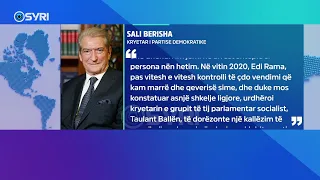 Arresti i shtëpisë, Berisha: Një veprim i qartë politik, SPAK është nën kontrollin e Edi Ramës