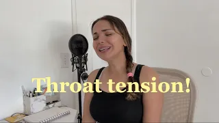 I have Throat Tension While Singing! I Try this technique. Now I am more comfortable !
