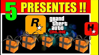 5 Presentes da Rockstar ✅ GANHE Ótimas Recompensas JOGANDO GTA V Online