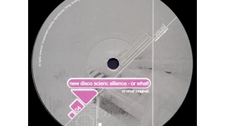 New Disco Science Alliance ‎– Or What! (Original Mix)