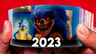 Evolution of Sonic.EXE Flipbook Animation | Horror Sonic The Hedgehog