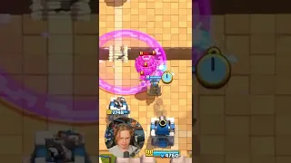 sometimes you have to waste 4 elixir to get in your opponents head