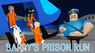 BOBBY AND PABLO PLAYING BARRY PRISON RUN PART 1 /w The Crystalline Gamerz | Roblox Funny Moments