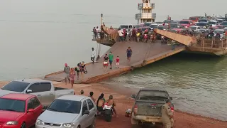 Travessia da balsa Rio Tapajós Itaituba PA #25