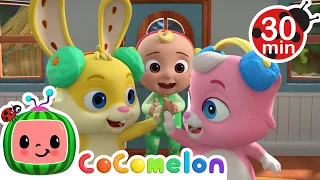 Three Little Best Friends | CoComelon Animal Time | Kids Cartoons & Nursery Rhymes | Moonbug Kids