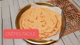 CRÊPES HYPER FACILE /2 ŒUFS SEULEMENT !!