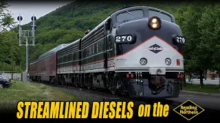 Railroad CEO Takes His Train to Dinner! Streamlined Diesels on the Reading & Northern