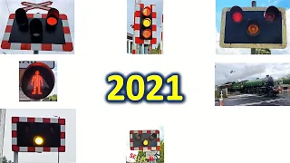 Level Crossings in 2021 - End of Year compilation