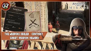 Assassin's Creed Mirage | Weapons Dealer Contract | No Damage | Best Sword Reward  | Hard Difficulty