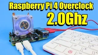 How to Overclock Raspberry Pi 4 To 2.0Ghz! All 4 Cores - With Benchmarks