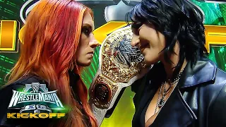 Becky Lynch interrupts Rhea Ripley: WrestleMania XL Kickoff