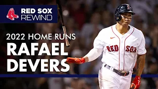 Every Rafael Devers Home Run in 2022 in 5 Minutes | Red Sox Rewind