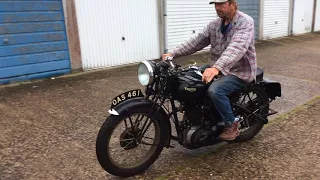 stuart bray motorcycles -1944 triumph 3hw in civilian trim