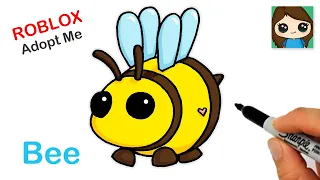 How to Draw a Bee 🐝Roblox Adopt Me Pet