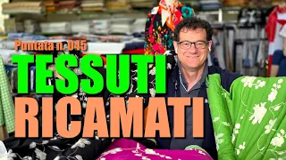 Tessuti Ricamati a soli 6,90€/Mt. ! 🇮🇹 Gli Scampoli dei F.lli Antonioli - Puntata N.045 🎥