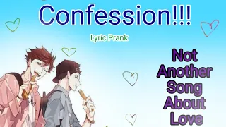 IwaOi Confession | Lyric Prank | Not Another Song About Love