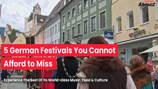 5 German Festivals You Cannot Afford to Miss | German Culture || upGrad Abroad