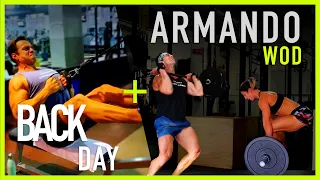 Armando WOD | Crossfit WOD + Back day  Couples workout