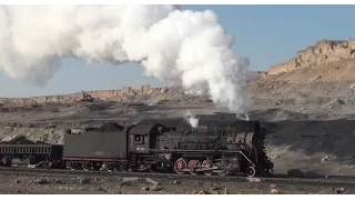 China - Hauling coal out of the Mine, Sandaoling December 2016