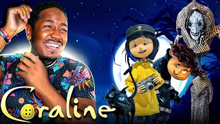 OMG HOW Is This A KIDS Movie?! *CORALINE* Movie Reaction FIRST TIME WATCHING!!!!