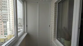 Шкаф раздвижной, белый на балкон!