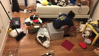 EXTREMELY SATISFYING DEPRESSION ROOM CLEANUP *TIME LAPSE*