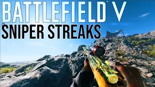 EPIC SNIPER KILLSTREAKS! | Battlefield 5 Crazy Sniper Moments!