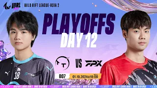 [EN] TT vs FPX - PLAYOFFS STAGE DAY 12 WILD RIFT LEAGUE-ASIA 2 (BO7)
